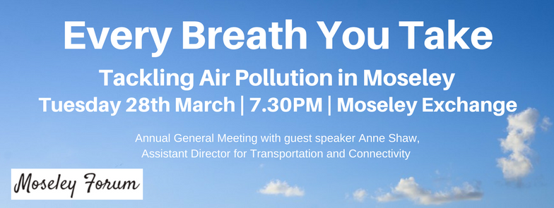 Every Breath You Take - Tackling Air Pollution in Moseley
